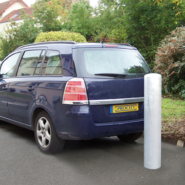 Potelet de carrefour - diamètre 168mm - tube acier 3mm - finition galva ou peint sur zinc_1