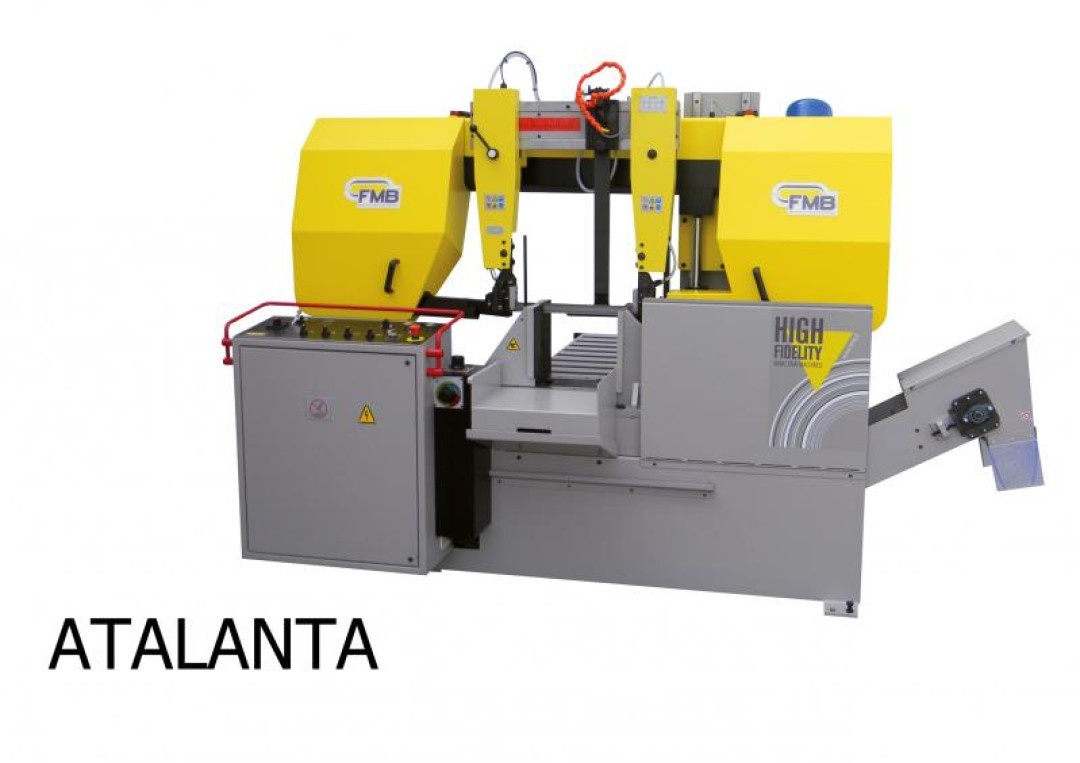 Scie à ruban semi-automatique FMB - 41 mm - Coupe angulaire +45°/-45° - Capacité 410 à 510 mm_1