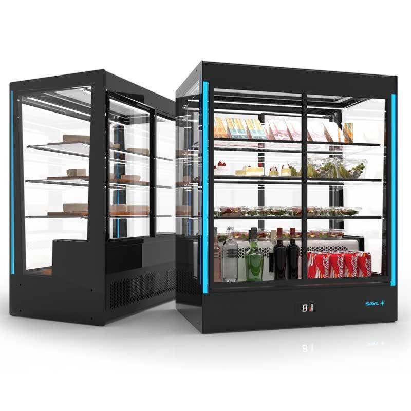 Vitrine réfrigérée 5 niveaux Pak Recta - accès avant et arrière | Sayl - PAK-RAA -_1