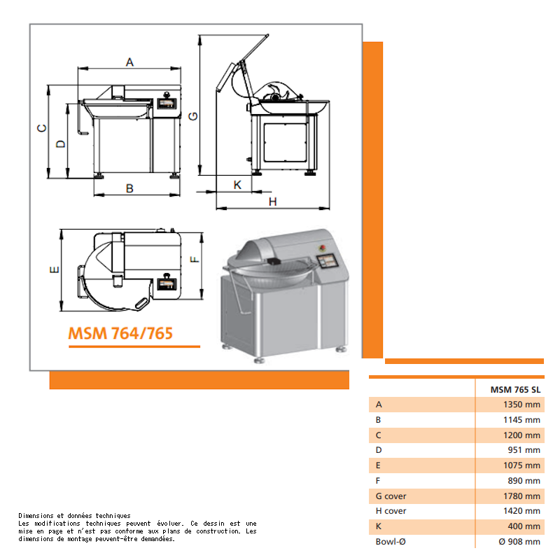Cutter à viande horizontal 70 litres mado msm 765 sl_1