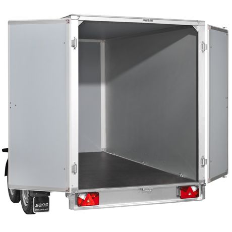 FW2700 - Remorque fourgon en bois Saris - 2700 kg - double essieu et freiné_1