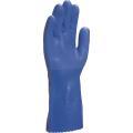 Gants de protection chimique en PVC - support coton type pétrolier - VE780_1