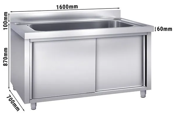 Plonge batterie 160x70cm sur meuble_1