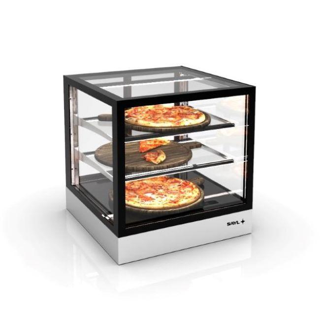 Vitrine chauffante INTEGRA à poser - Chaleur sèche - 600 mm - H650 - IN60-60C | Sayl Barcelona - Accès arrière_1