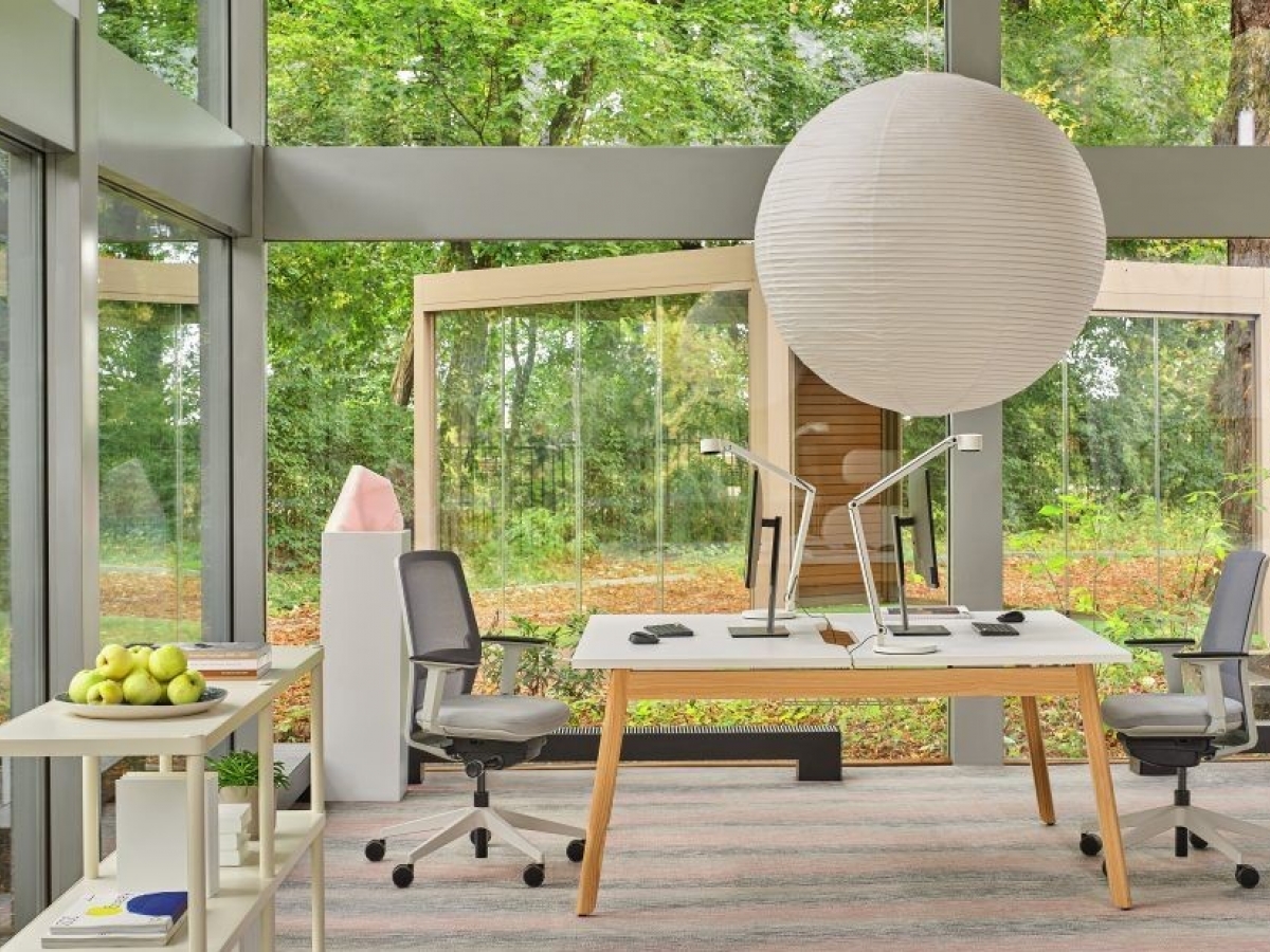 Bureau bench administratif simple et double - OGI B - Design scandinave et ergonomique_1