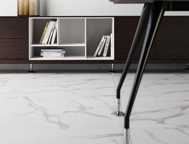 Bureau de direction piètement en métal - gamme privilégiée ENOSI EVO - Ref : 156304_1