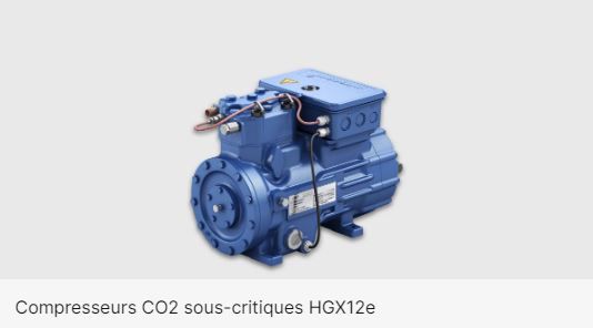 Hgx12e co2 - compresseur frigorifique semi-hermétique - gea - 49,2 m³/h_1