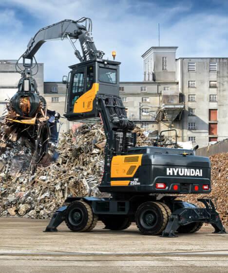 Pelle de manutention HYUNDAI HW250AMH - moteur Cummins B6.7 Stage V - cabine surélevée_1