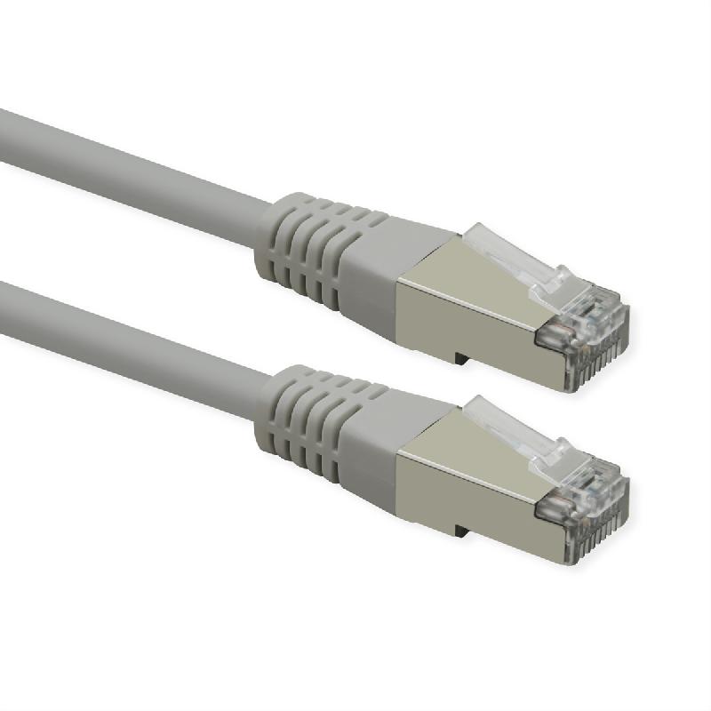 ROLINE Cordon Cat.6 (Classe E), PoE, S/FTP (PiMF) , gris, 1,5 m_1