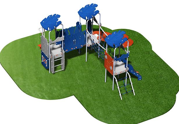 Structure de jeux 3 tours gamme Primo Dino - PRD30901 - pour enfants de 2 à 5 ans_1