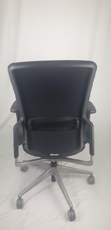 Eurosit - Fauteuil de Bureau d'occasion - Dossier en maille avec support lombaire, inclinaison basculante_1