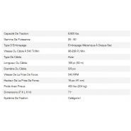 Fx66 - Treuil forestier Wallenstein - capacité de traction 6,600 lbs - embrayage amovible et système de poulie coupée_1