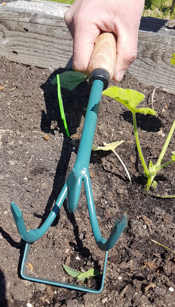 Griffe sarcleuse à main 3 dents - outil maniable et léger - Fabrication française - Réf. 211309_1