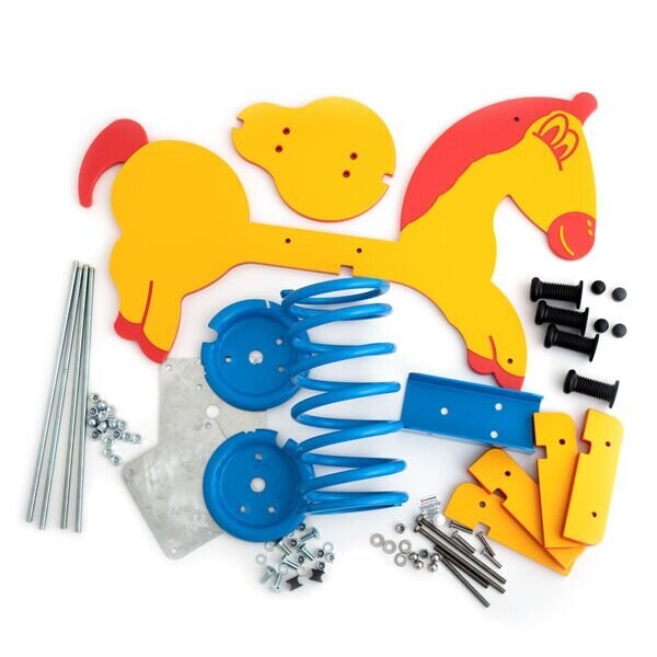 Jeu à ressort cheval - Conforme EN1176 - Référence BT15052 - Ressort EIBACH et plastiques HDPE haute qualité_1