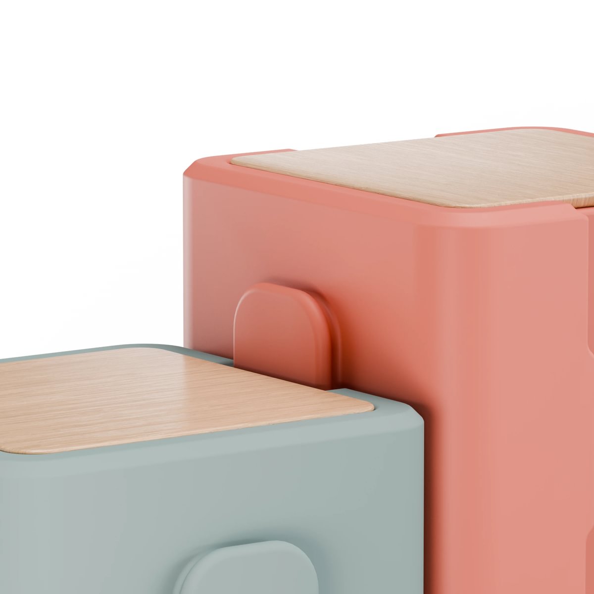 Siège scolaire modulaire, conçus pour créer des espaces de travail collaboratifs polyvalents - Pie_1