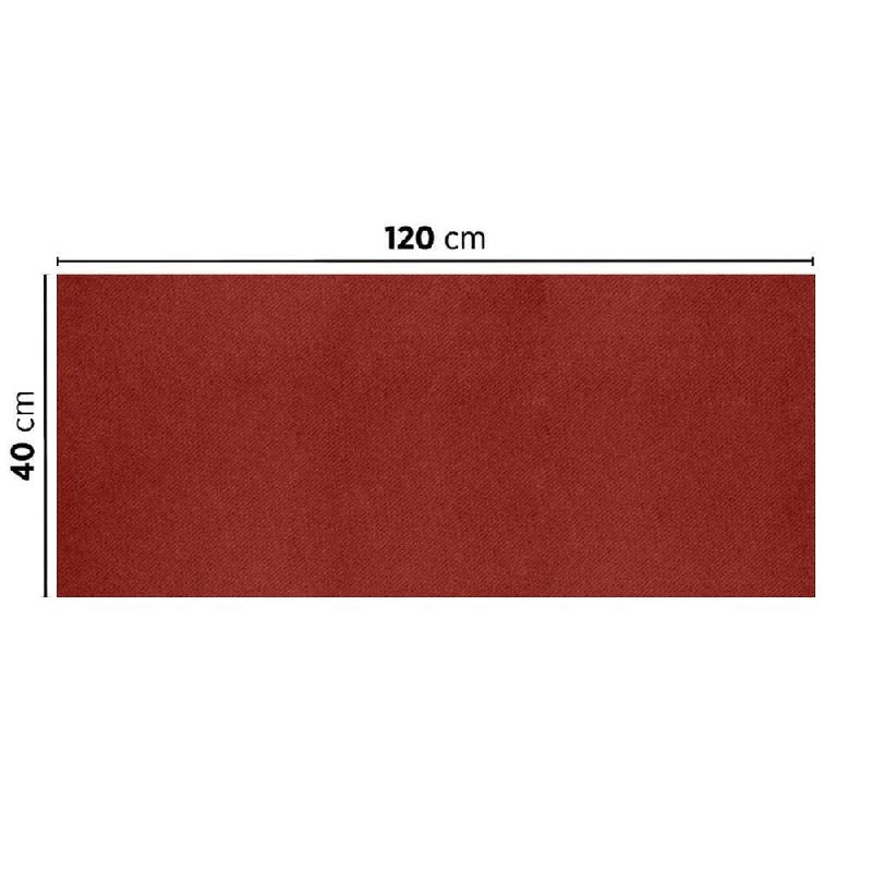 Tête-à-tête pliée en V intissé bordeaux 40x120cm - par 400_1