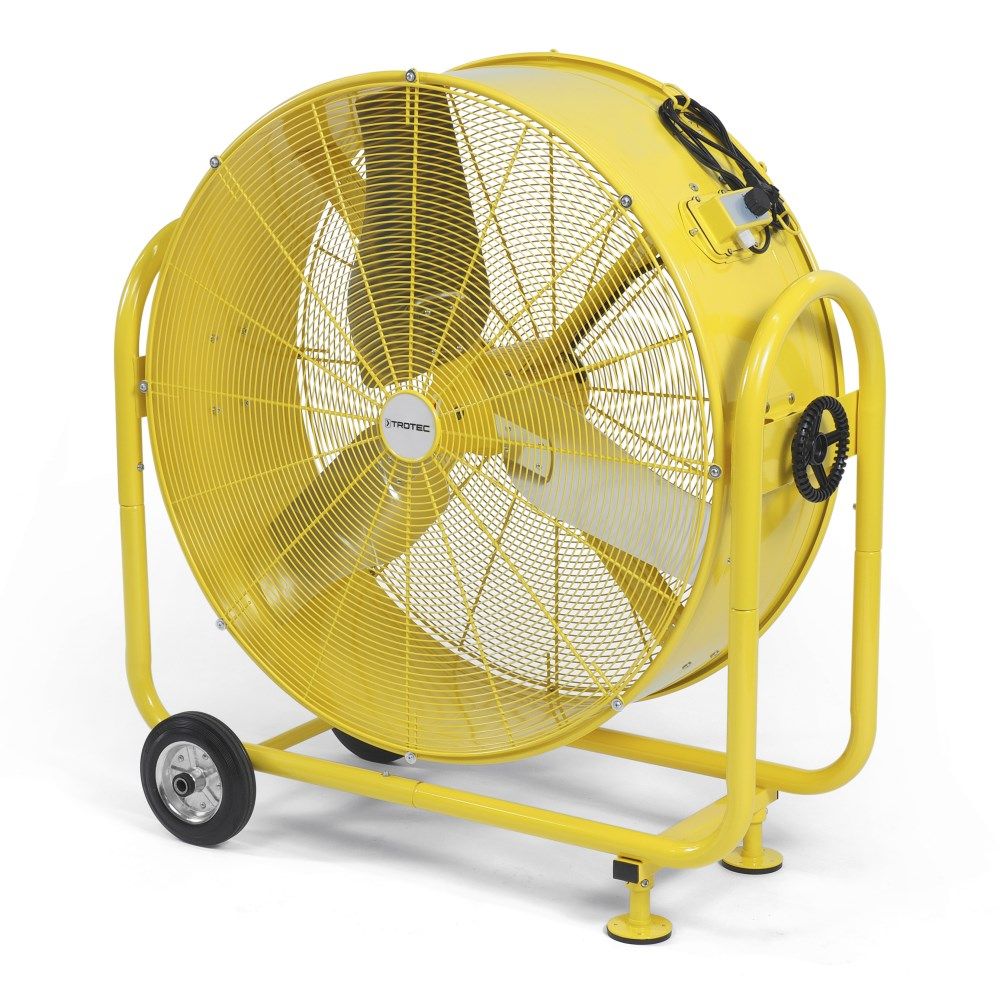 Ventilateur mobile TTW 35000 S - Débit d'air 32.400 m³/h - Brasseur d'air inclinable avec châssis à roulettes_1
