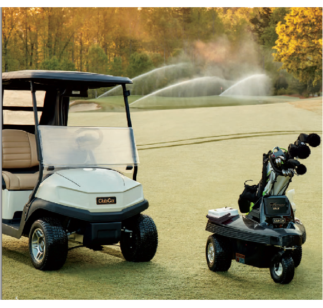 Voiturette de golf électrique 3,3 ch - châssis en aluminium - freins à commande au pied_1