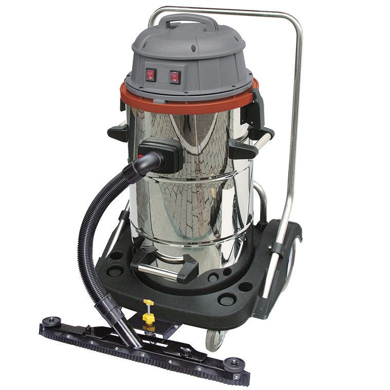 N 55/2 E - Aspirateur à eau et poussière inoxydable - Sprintus - Réservoir 55 litres avec 2 turbines_1