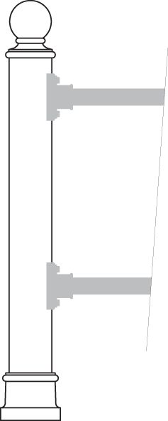 2971 - Melia - Barrières urbaines en fonte et acier - Neri Spa - Finition écologique gris Neri_1