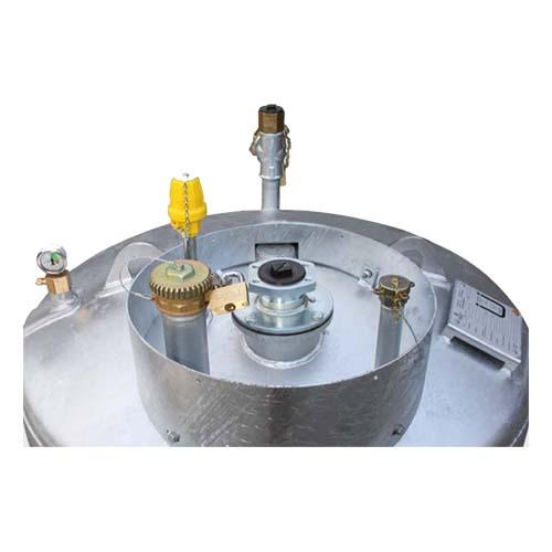 Citerne mobile essence 600 litres galvanisée ATEX - double paroi antidéflagrante, compacte et robuste_1