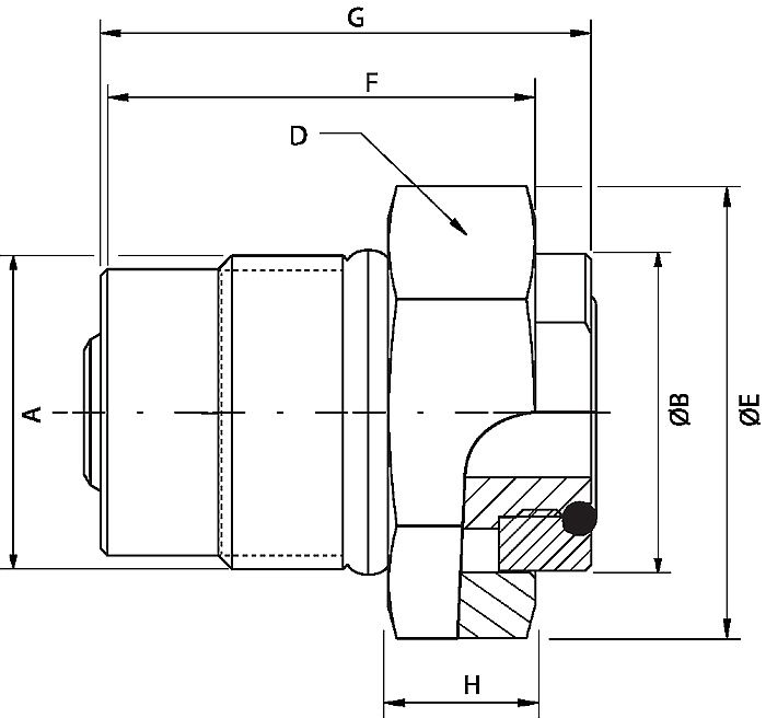 DN10 (série 981) - Coupleur CEJN en laiton nickelé pour air comprimé et fluides_1