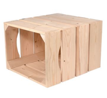 L4 - Caisses en bois Simply a Box - Dimensions L36 x H40 x P27 cm - Bois brut ou 6 coloris au choix_1