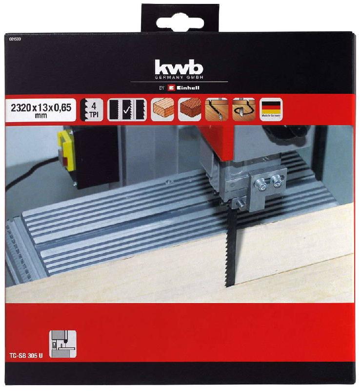 Lame de rechange pour scie à ruban 2320x12,7 mm - 4 dents_1