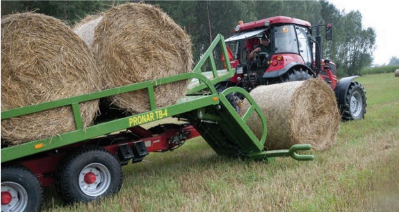 Plateau fourragers auto-chargable PRONAR TB-4 - longueur de surface de chargement 6910 mm - PTAC 10500 kg - suspension tandem_2