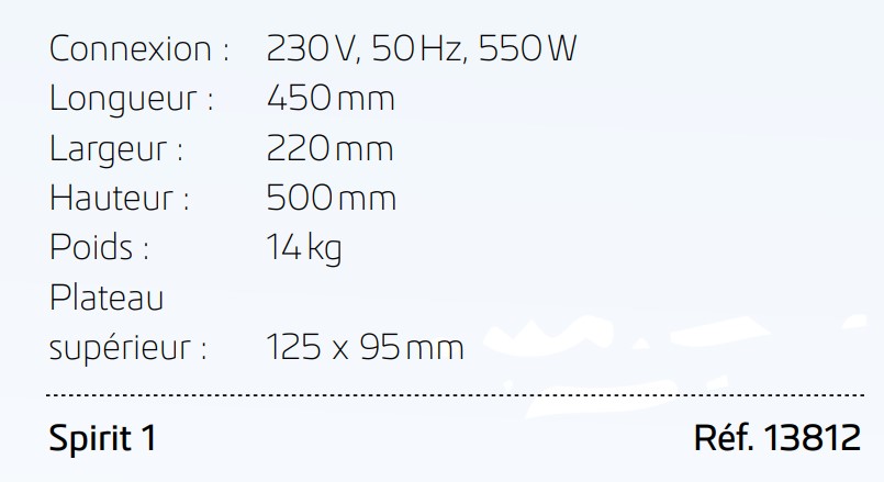 Presse à thermofixer électronique pour le marquage du linge résidents en EHPAD - Spirit 1 - Thermotex_1
