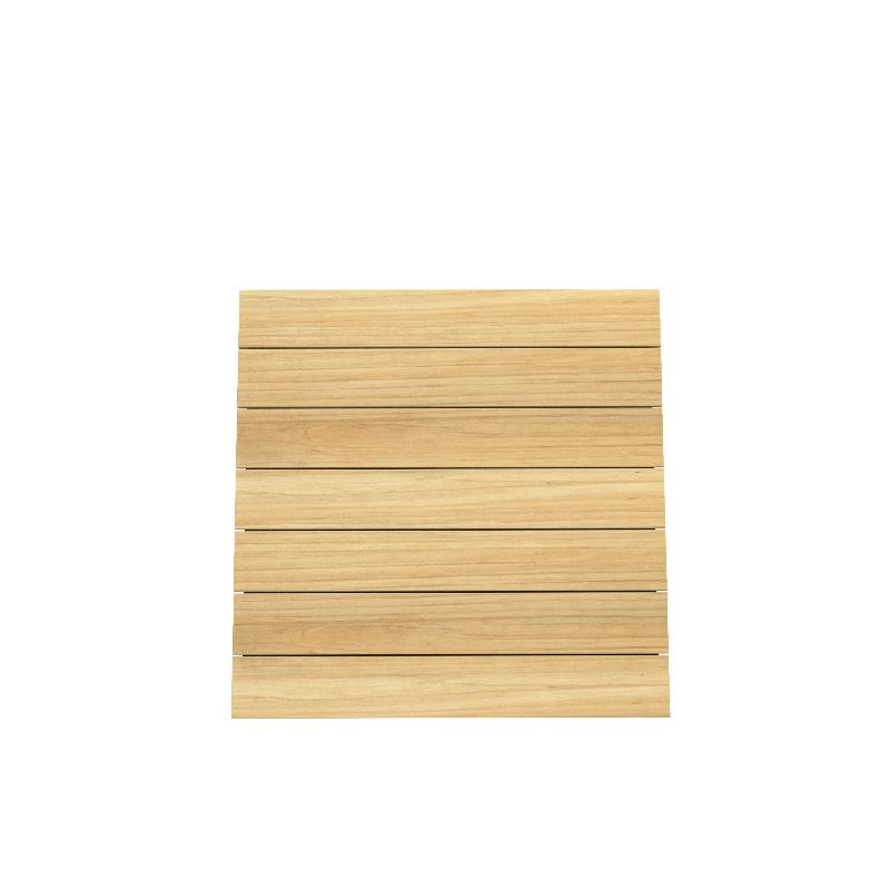 Table Haute Selim en Robinier et pieds fonte_1