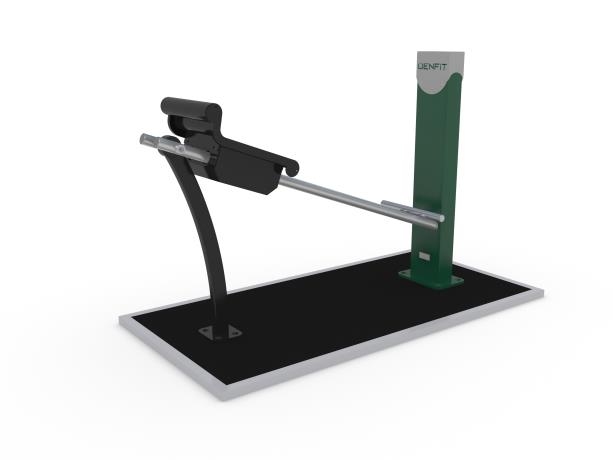 Équipement de fitness extérieur - Presse à cuisses - 8065085 - Denfit Gym - Hags - Montage sur dalle ou plot béton_1