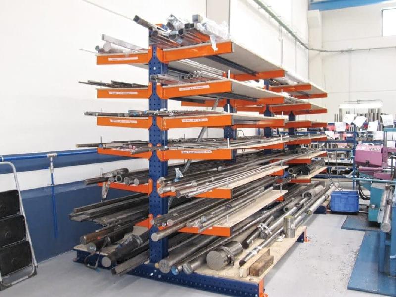 Rayonnage cantilever pour entrepôt - stockage de charges longues et lourdes - simple ou double face_1