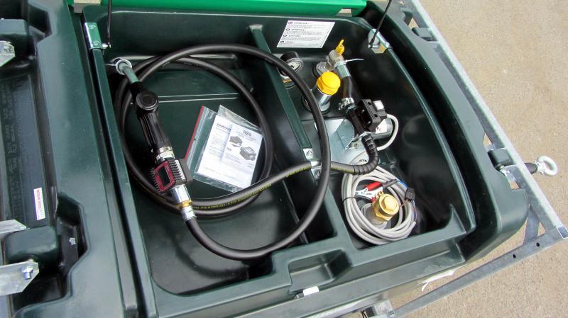 Remorque distribution gasoil - ECIM DG ADR 1400 AF - réservoir 950L avec pompe 12V et équipement sécurisé_1
