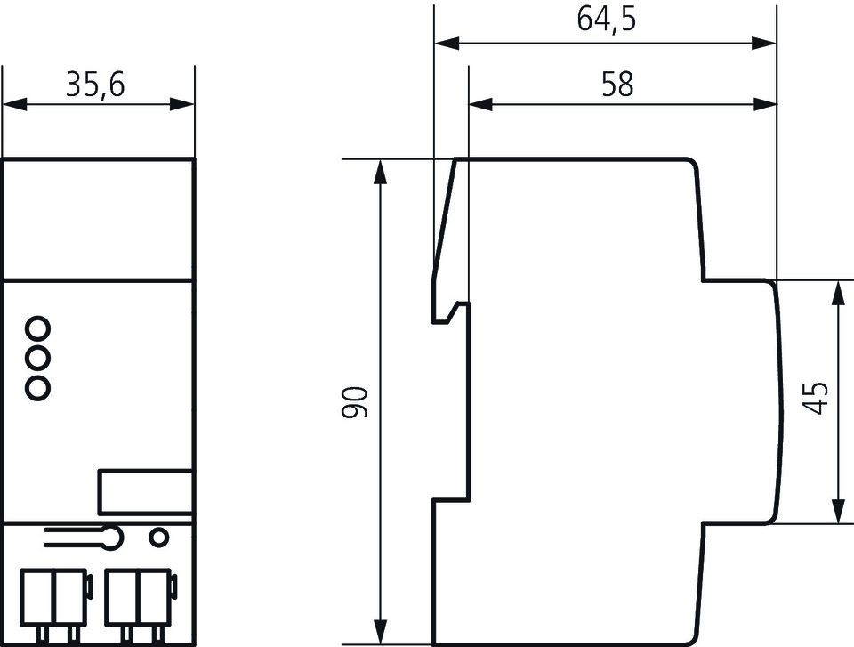 Coupleur de ligne S KNX - Theben - 24 V DC - Isolation galvanique et filtrage des télégrammes_1