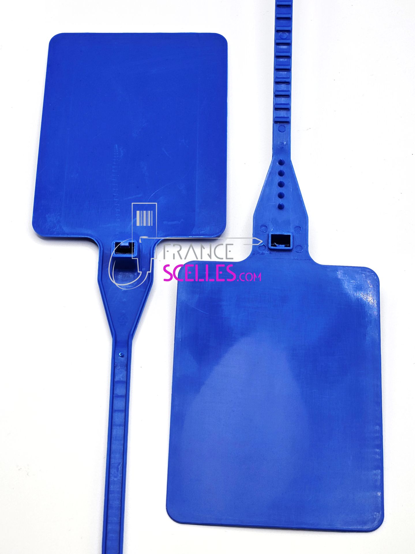 Scellé de sécurité plastique réglable Grande étiquette - MACSY - Personnalisation -_1