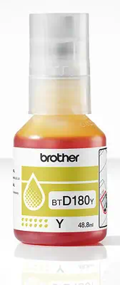 BTD180Y Jaune Bouteille d'encre originale Brother_1