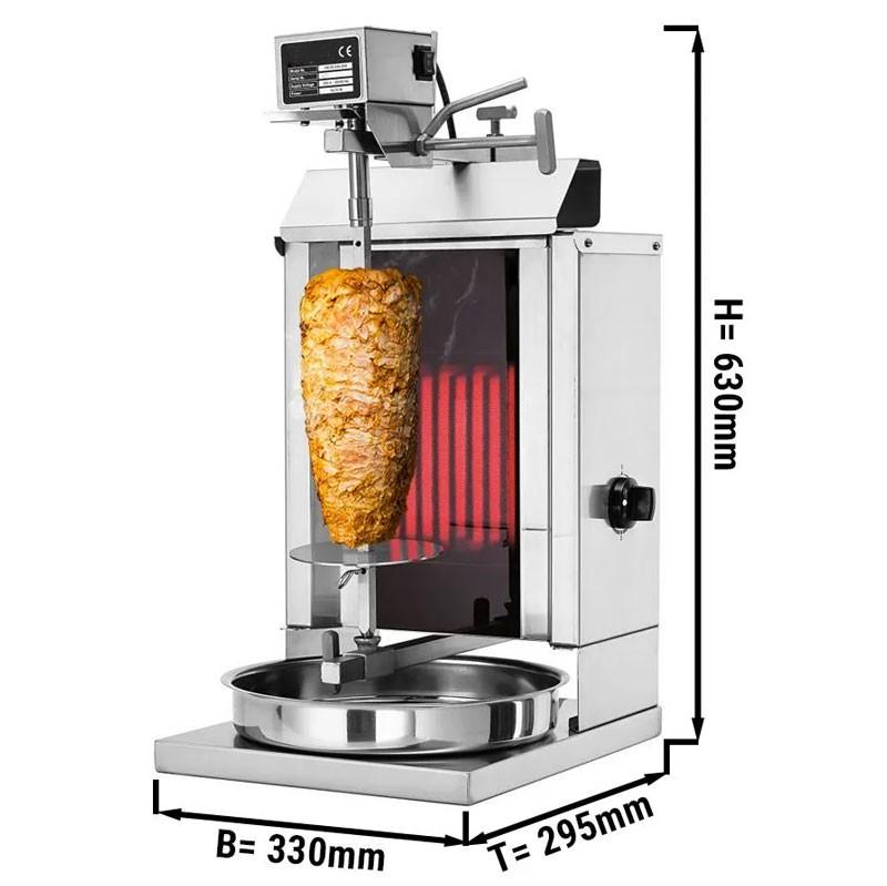 Grill Döner kebab électrique 1 brûleur max 5 kg - moteur en haut_1