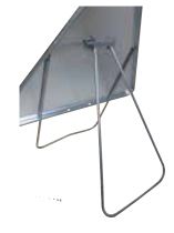 Panneau routier type AK17 sur pied solidaire - Classe T2 - Dimensions 700 à 1250 mm_1