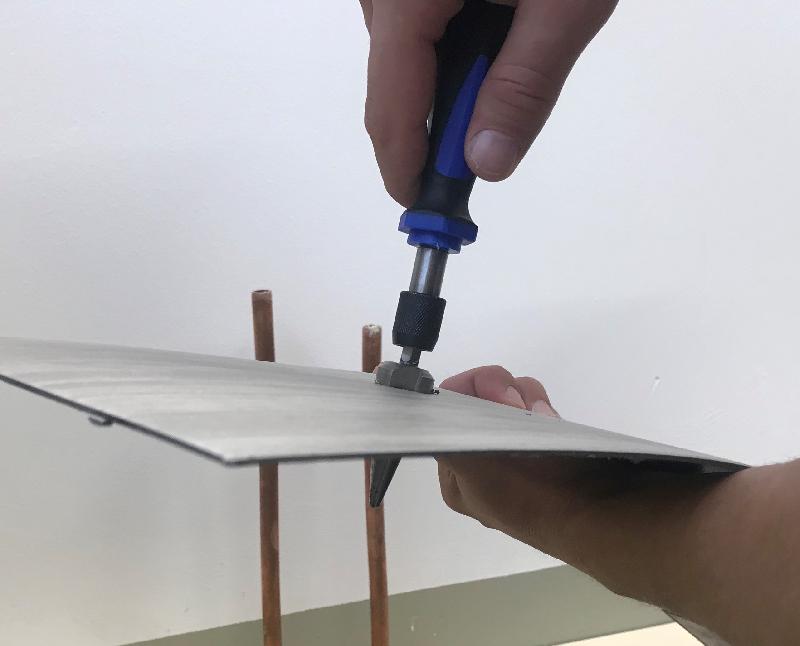 Poinçon LVT Ø 4-20 mm - emporte-pièce pour découpes tuyaux - sols PVC et caoutchouc - Romus_1