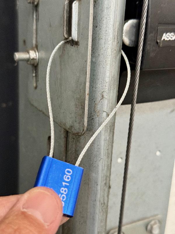 Scellé haute sécurité câble acier galvanisé - 305215_1