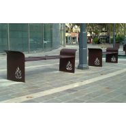 Banquette Esquirol - Conception moderne et robuste, personnalisable par découpe laser ou sérigraphie couleur_1