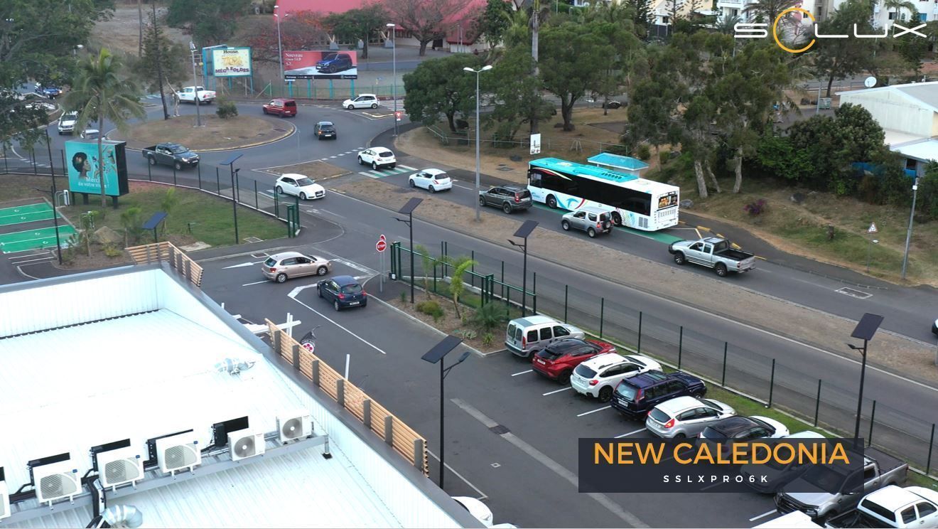 Lampadaire solaire pour les applications routières et les zones - 40 W - 7840 Lumens - Sslxpro 6k_1