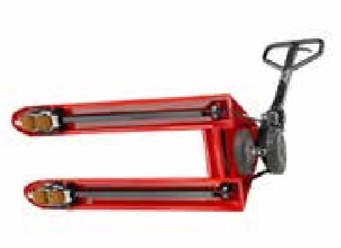 Chariot transpalette manuel M25 avec timon ergonomique pour espaces exigus
