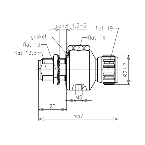 Protecteur de surtension n fiche mâle á n jack dc-2500 mhz pour parasurtenseurs à décharge gazeuse - spinner_1