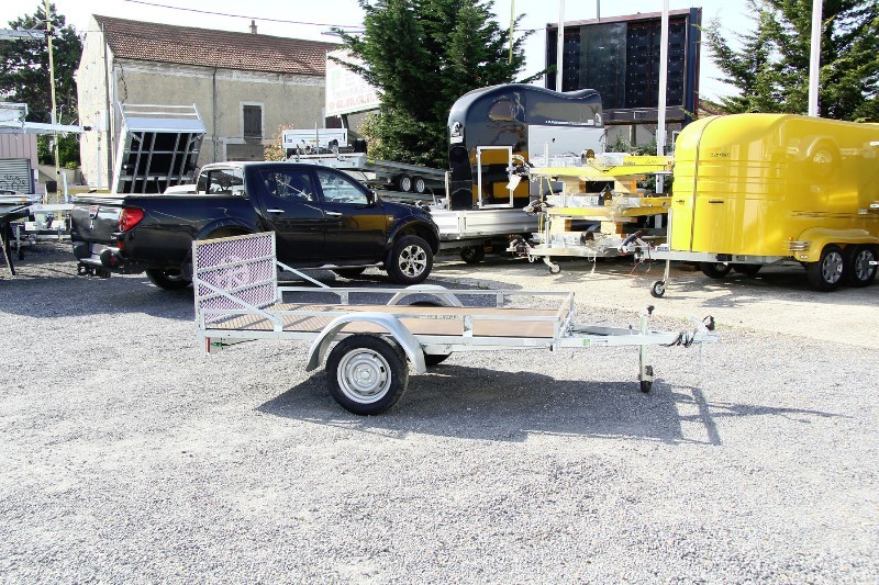 Remorque multi-usage américaine pour quad et transport d'engins - ERDE EXPERT PLC 251 - fabrication française_1