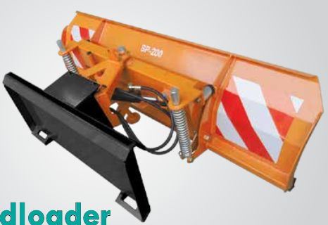 Speurofront - Lames à neige Geo pour chargeur frontal - Orientation hydraulique - Tracteurs 25-70 HP_1