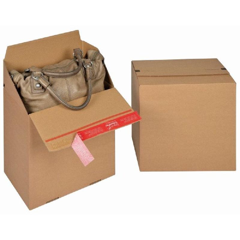 Boîte d'expédition antiforcage fond auto Eurobox M 294x194x137mm - par 20_1