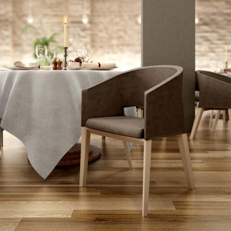 Fauteuil Cabriolet Chauffeuse Clac - Ley Form - Design Luxueux pour Hôtellerie et Restauration_1