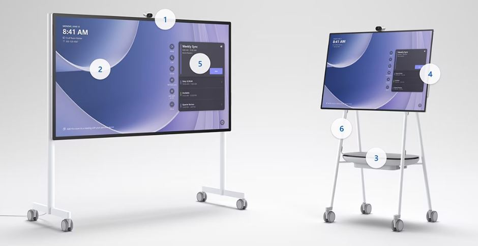 Écran collaboratif Microsoft Surface Hub 3-85 - 85'' - 4K+ anti-reflets - Interaction tactile multipoint_1